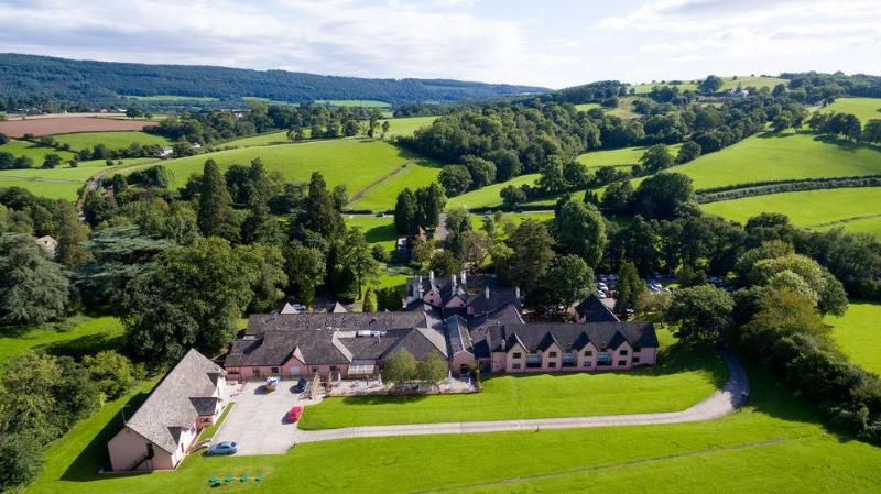 Cwrt Bleddyn Hotel & Spa Usk Exterior photo